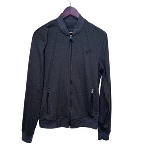 William Rast Grey Lightweight Sweater Full Zip Size Small